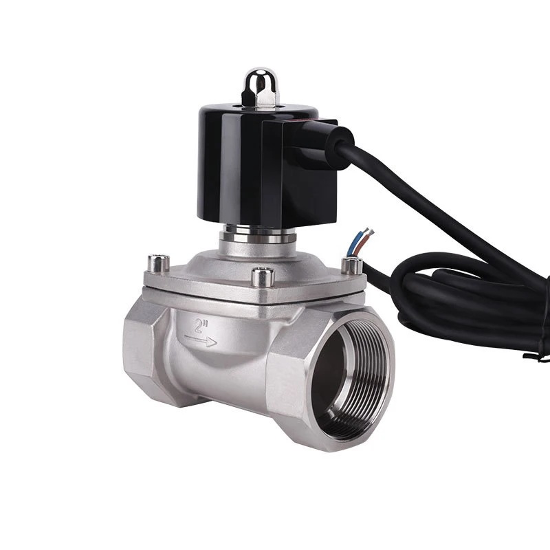 

1-1/2" Stainless Steel Normally Closed Underwater Solenoid Valve IP68 Waterproof 110V 24V 12V 24v Solenoid Valve