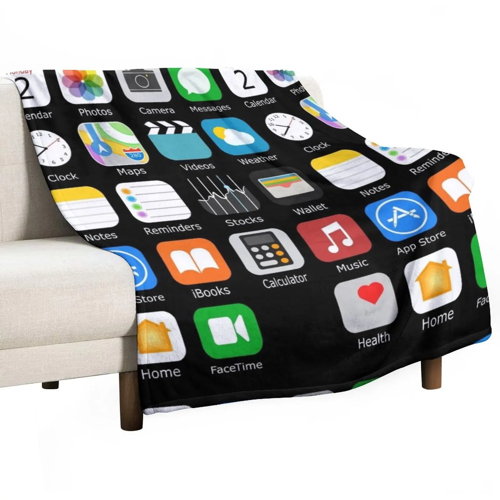 

iphone apps | apple iphone apps Throw Blanket Luxury Blanket Thin Blanket Fluffy Soft Blankets