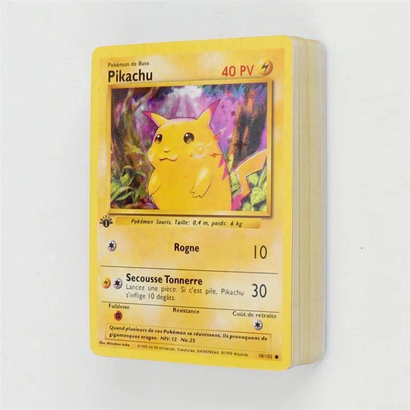 set french pokemon cards 100 Tag Team 200 Gx 110 V 40 VMAX 20 MEGA 20 EX 50GX 20MEGA 20EX These special cards are all completely unique with absolutely no duplication 1996 Pokémon 1st Gen 151pcs