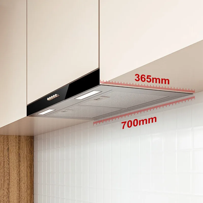 

T-Shaped 600~700Mm Household Embedded Small Apartment Hotel Mini Range Hood