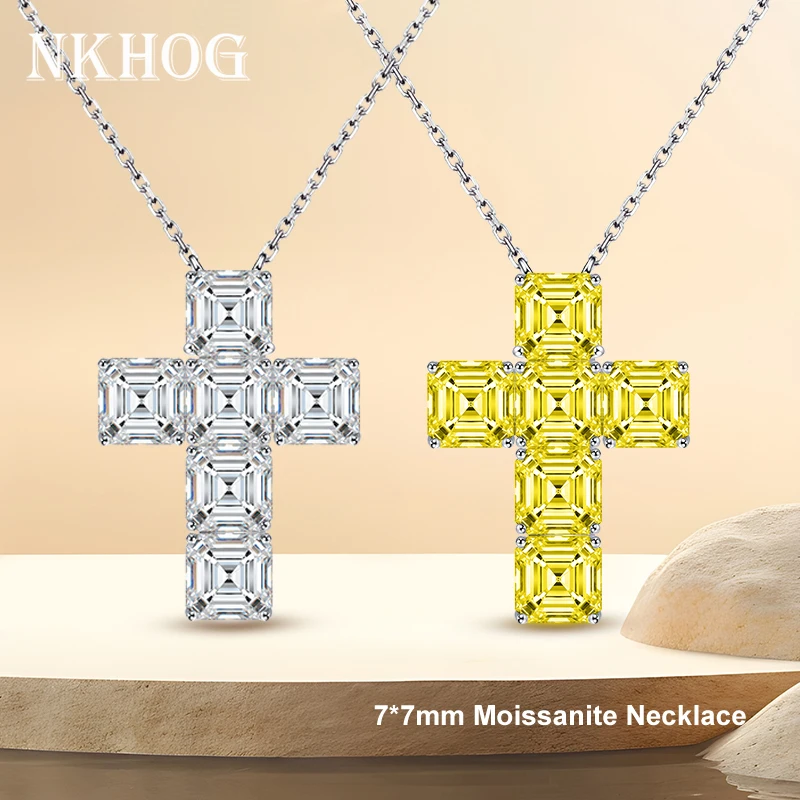 

Кулон с муассанитом, 7 х7 мм, серебро 925 пробы