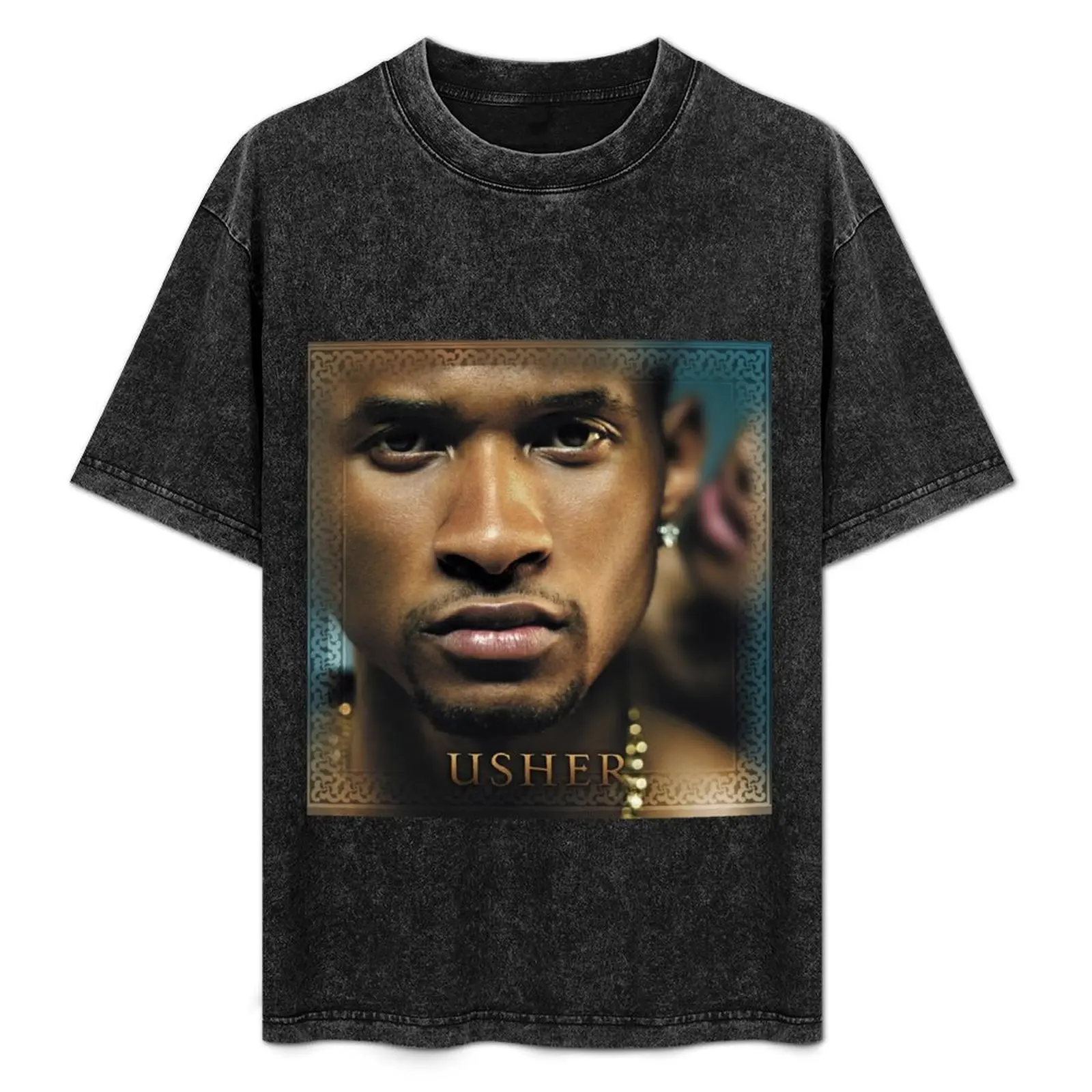 

Usher confessions 2 T-Shirt Standard Fit Solid Tee Shirt