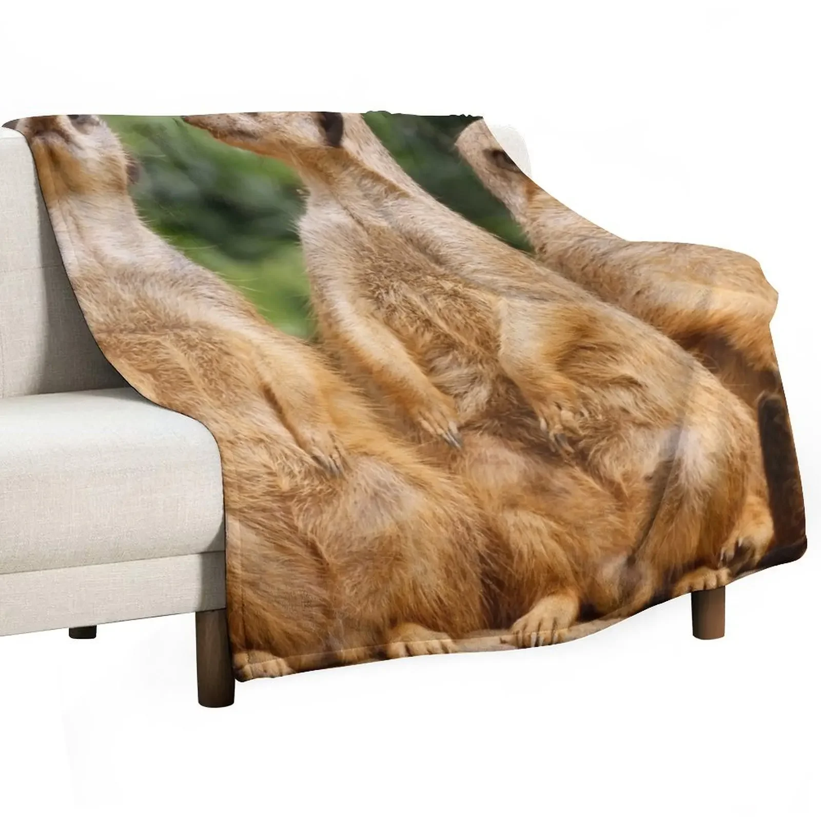 

Meerkat 074 Throw Blanket Bed linens Luxury Thicken Blankets