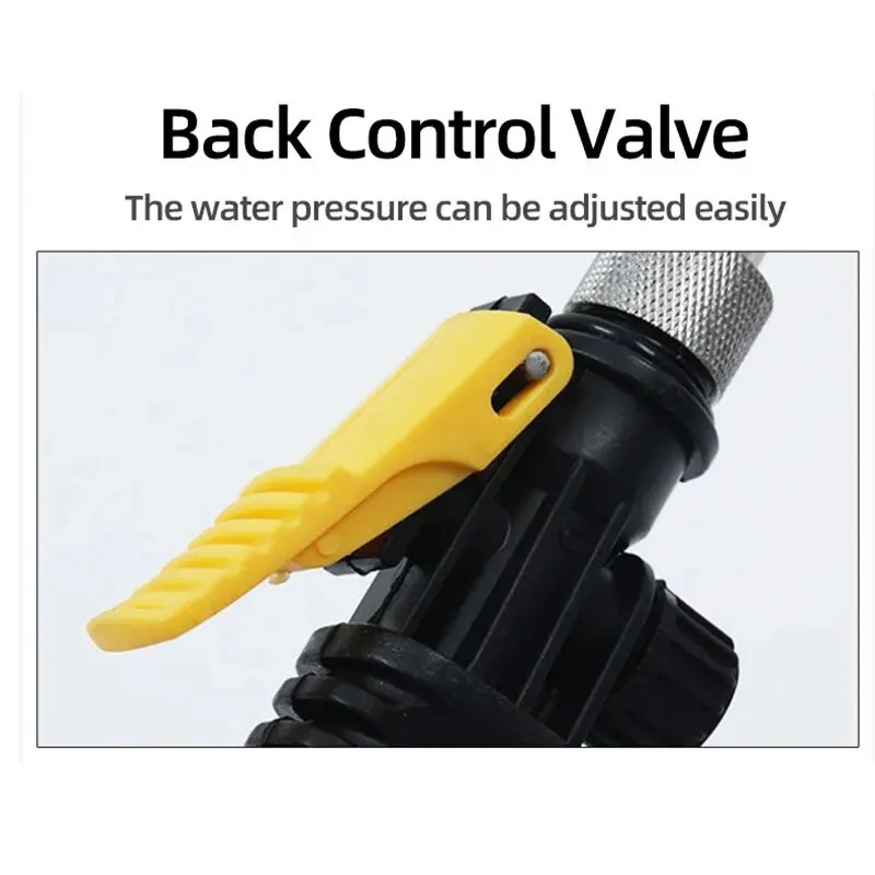 مسدس مياه محمول عالي الضغط ، أداة تنظيف متعددة الاستخدامات للسيارات والحدائق والأماكن الخارجية ، بلاستيك متين ، تخزين سهل #5