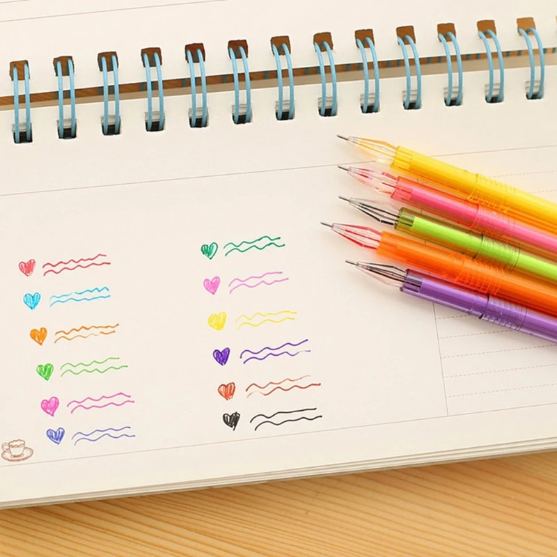 أقلام جل بلون الحلوى للطلاب ، قلم جل عشوائي ، رسم ، اللوازم المدرسية ، انخفاض الشحن