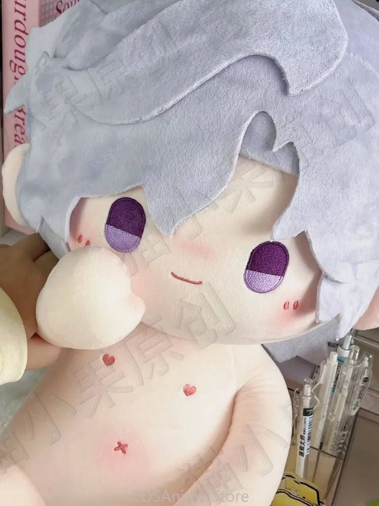 Mitya Genshin Impact 40cm Anime Cosplay Cotton Body Cartoon Dress Up Sitting Posture Figure Plush Throw Pillow Cushion Dolls