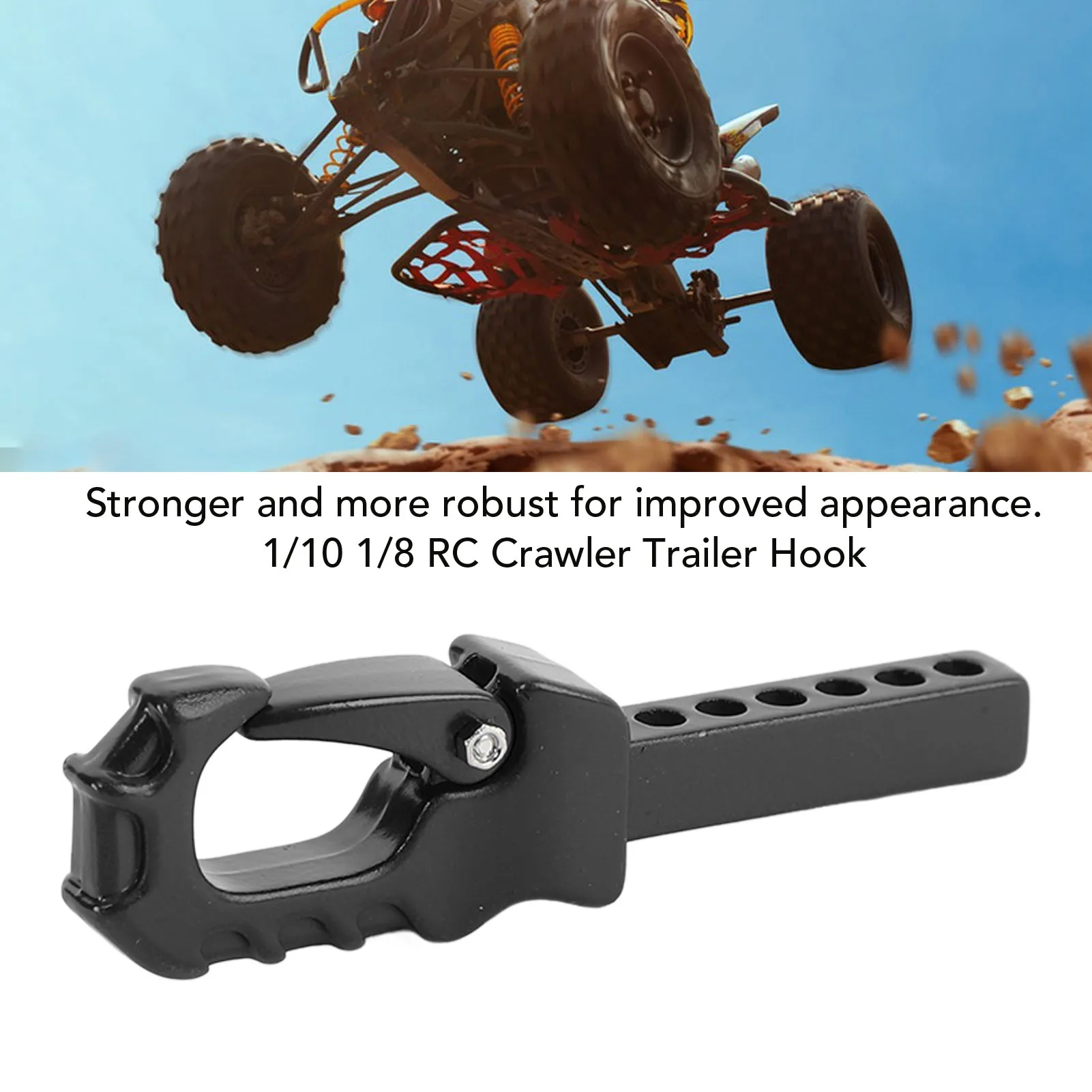 RC Trekhaak Trekhaak RC Trekhaak Gemakkelijk te bedienen RC Crawler Trekhaak Trekhaak voor 4101 4102 4082 1/10 1/8 RC Crawler