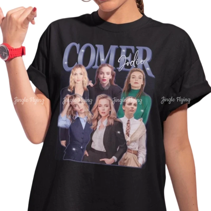 Jodie Comer Shirt Bootleg Vintage 90s Sweatshirt Graphic Unisex Tee