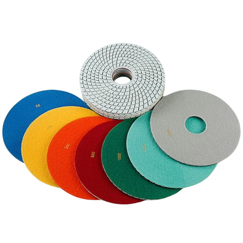 1PC 14Inch 350mm Wet Diamond Polishing Pads Sanding Disc Gloss Pad Terrazzo Granite Concrete Marble Tile Stone Polishing Tools