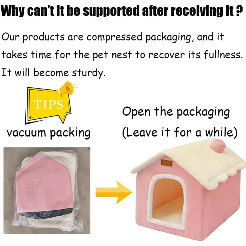 Губка с памятью в помещении, складной коврик для собачьего домика с подушкой для маленьких, средних и больших собак, кошек, зимний теплый кот