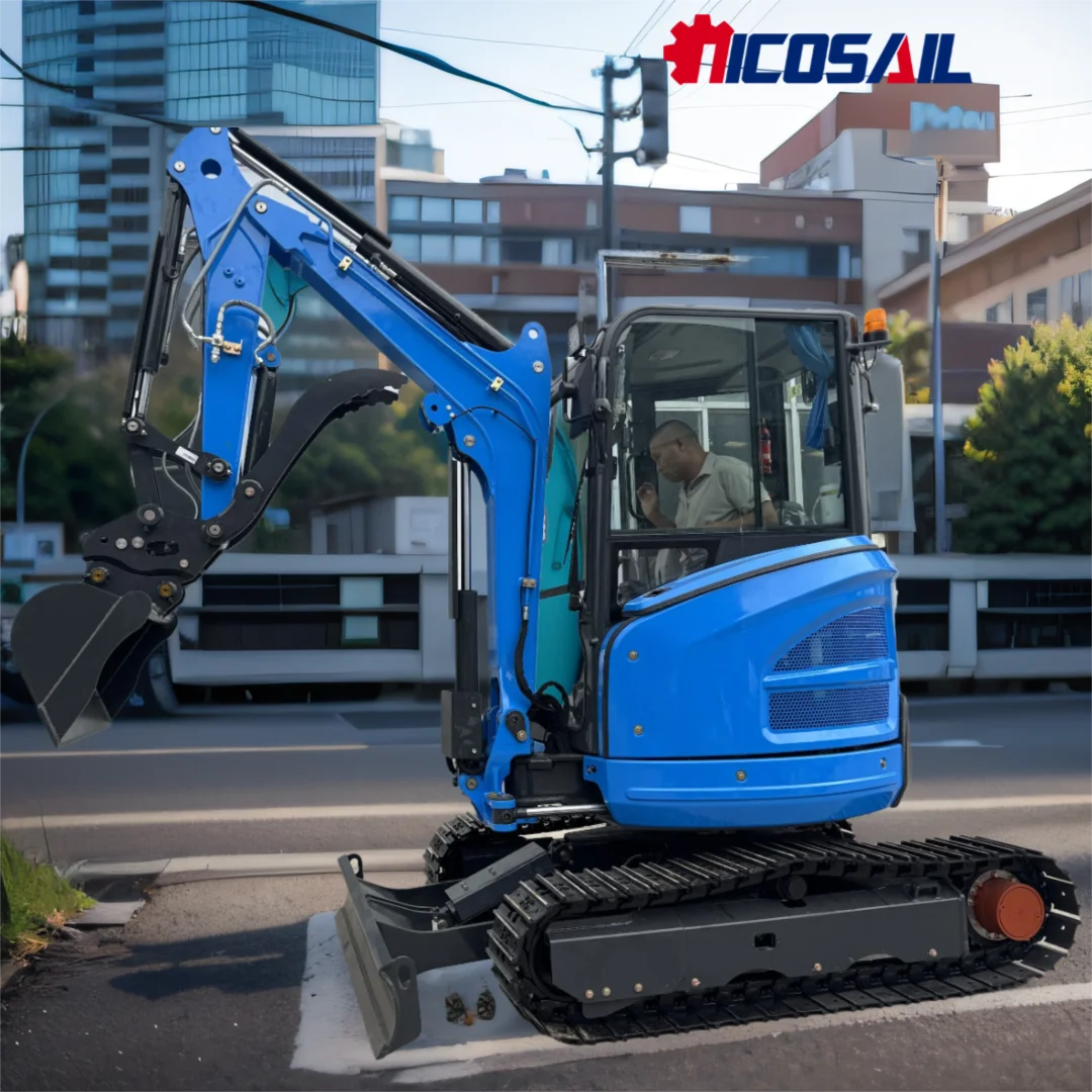 حفارة مدمجة جديدة سعة 2.6 طن معتمدة من CE للاستخدام في البناء والمناظر الطبيعية #1