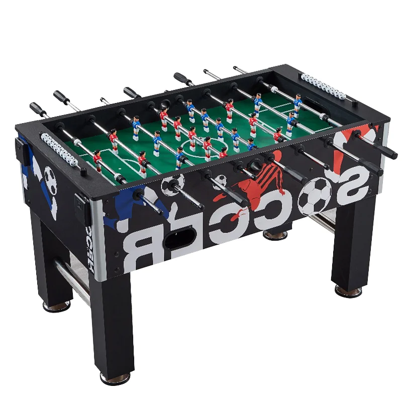 Popular 55 Inches Indoor Foosball Table With Cup Holders, Baby Foot Football Soccer Game Table, TS-5561