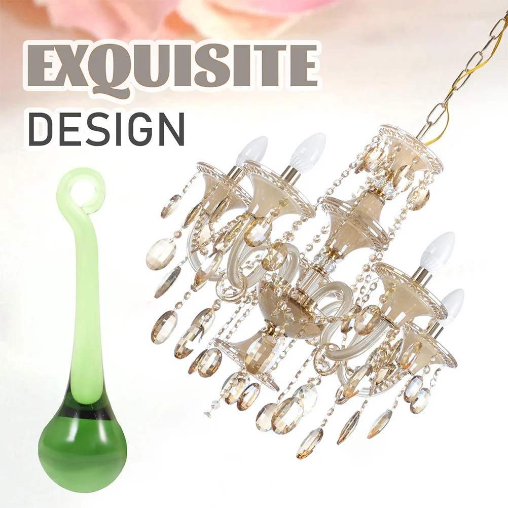 

2Pcs Hanging Crystal Pendant Chandelier Drops Durable Glass Prisms for Light Decor Wedding Party Chandelier Crystals