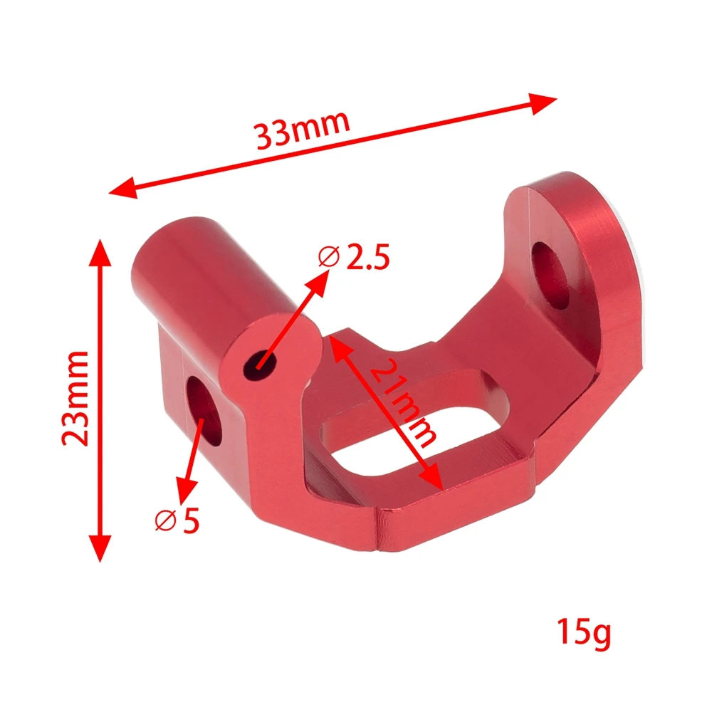 Kit di parti di aggiornamento in metallo da 10 pezzi Bracci di sospensione Braccio a snodo per Traxxas 4-Tec 2.0 3.0 4Tec 2.0 VXL 1/10 RC On-Road Car,B