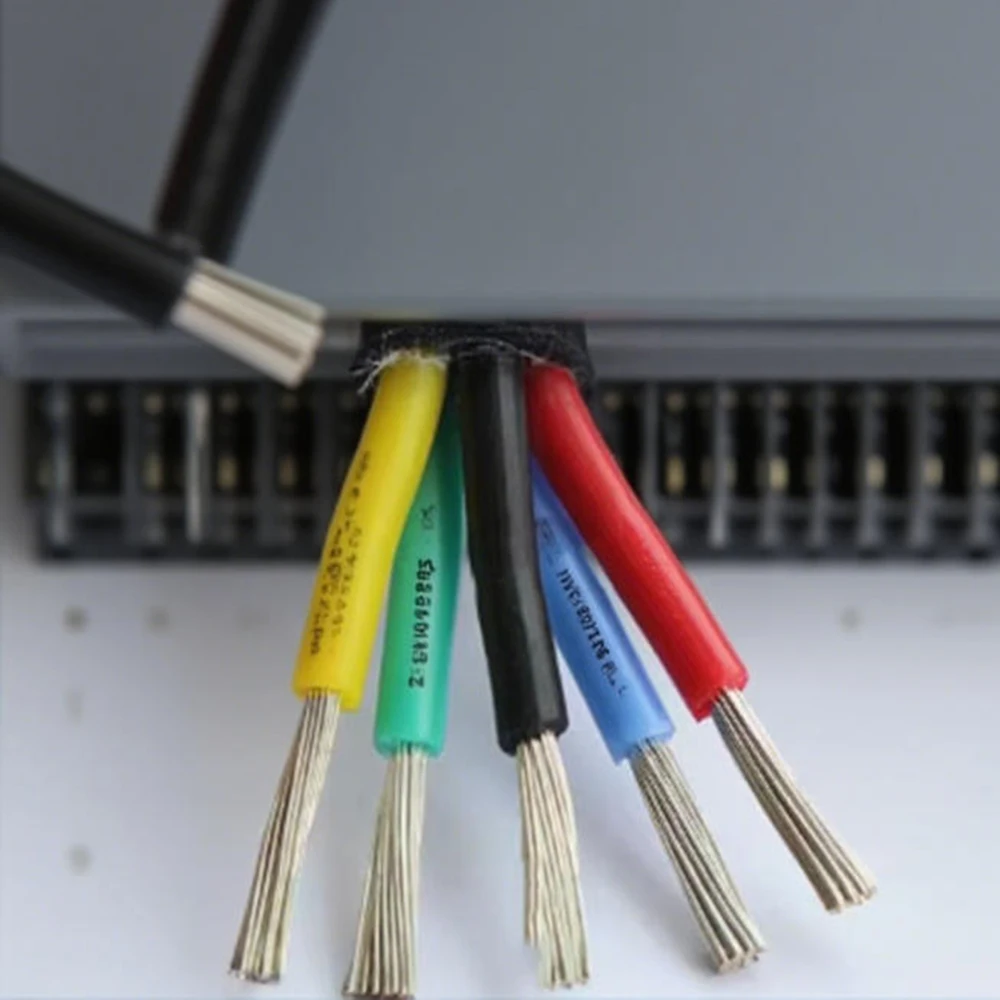 

6-жильный силиконовый провод 15-22AWG, многожильный луженый медный YGC YGZ, гибкий высокотемпературный электрический удлинительный кабель для светодиодной мощности