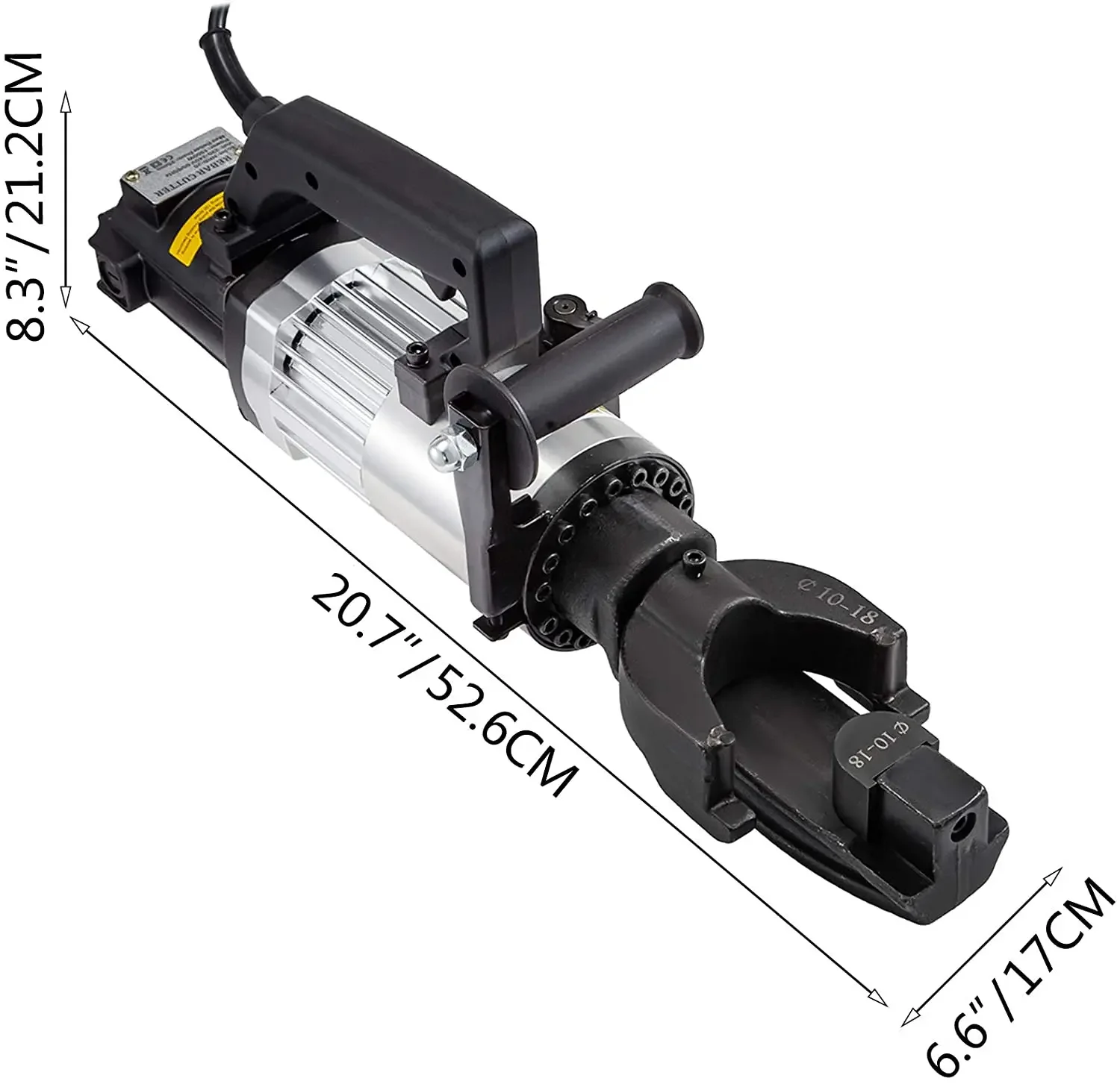 POWER NRB-25 Aviation Aluminum body Portable electric hydraulic Rebar Bender, Steel Rod Bar Bending Machine light and safe