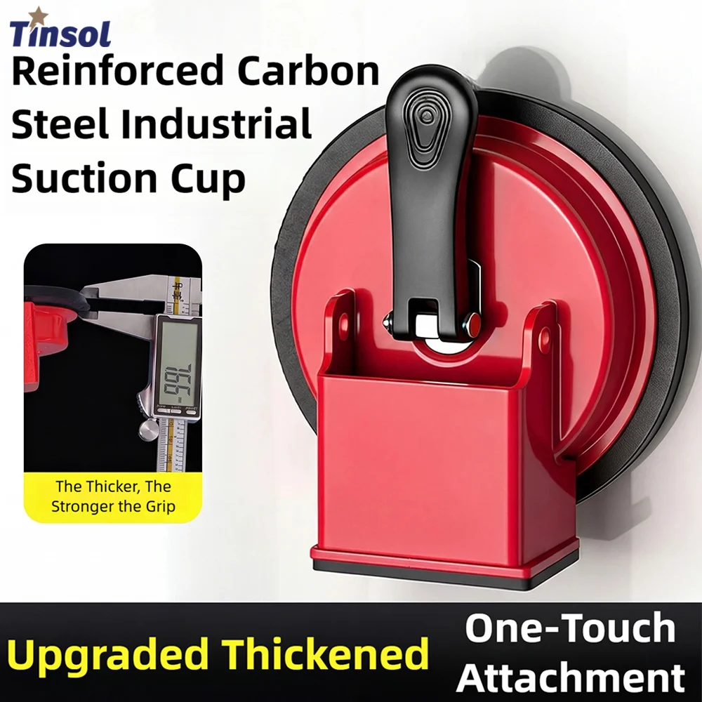 

Профессиональный инструмент для крепления напольных покрытий TINSOL: вакуумный захват-присоска для плитки, деревянных полов и деревообрабатывающих работ.