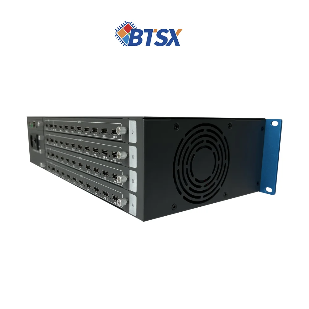 6x1 Multi-screen Splicing Video Processor 2x8 Large Video Wall Splicing Device 1x15 4k60 Video Multi Monitor Wall Controller