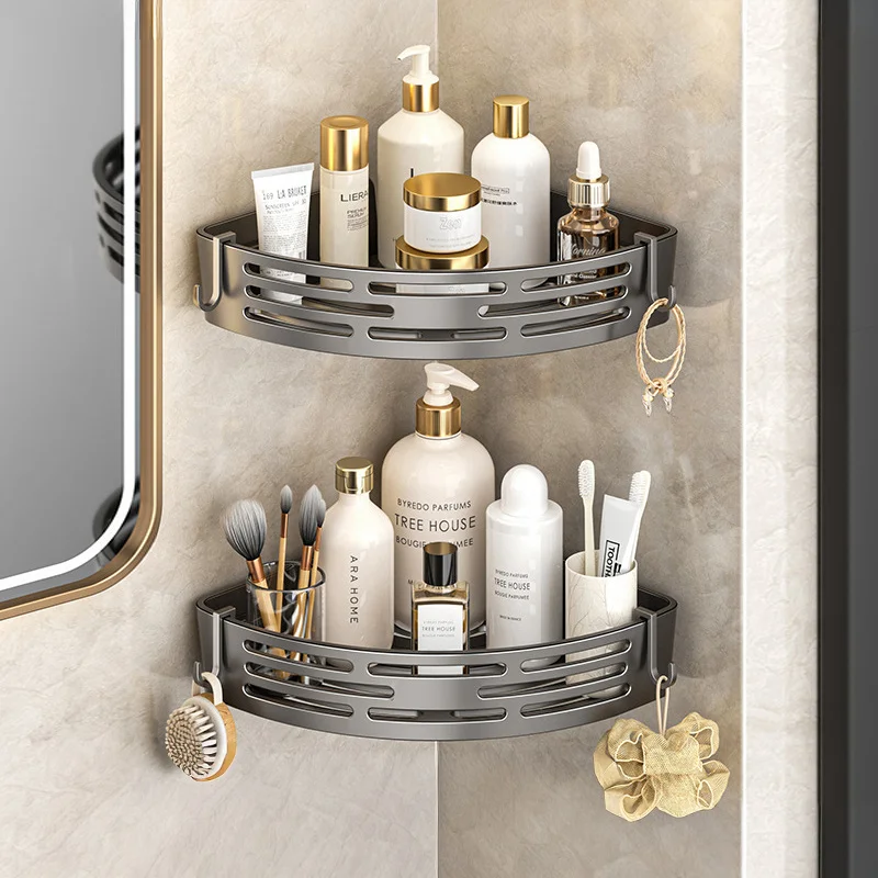 Modern Bathroom Corner Organizer Shelf