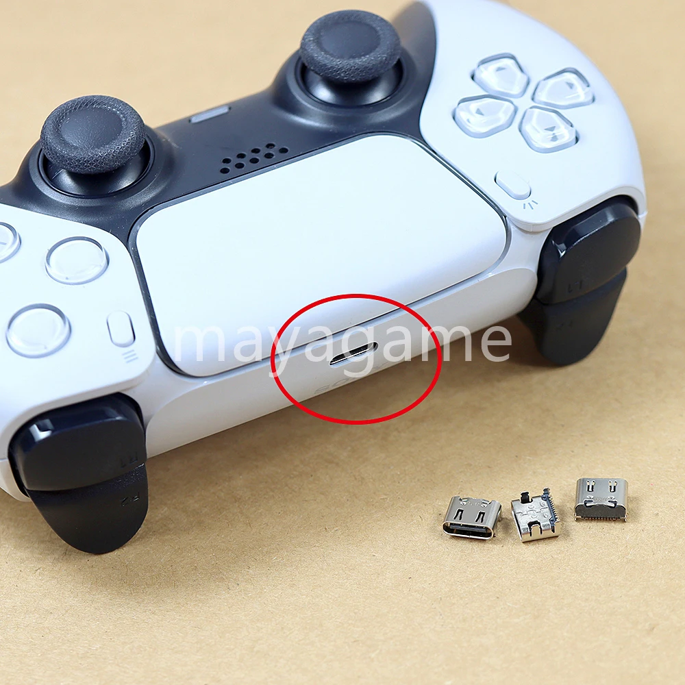 50 шт. V1.0 2,0 3,0 универсальный оригинальный USB-порт типа C, разъем для зарядного устройства, разъем для контроллера Sony PS5