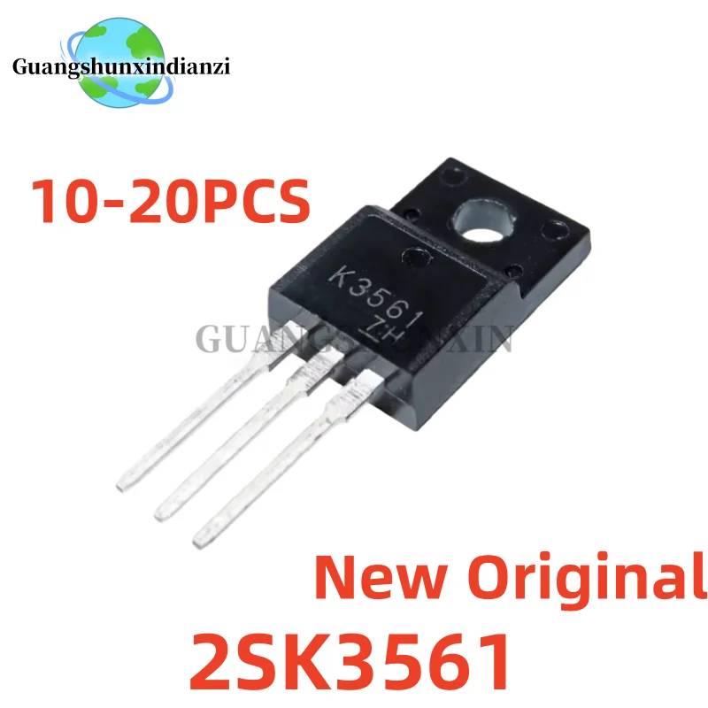 

10-20PCS New Original 2SK3561 K3561 TO-220F 8A/500V MOSFET Field effect transistor In Stock