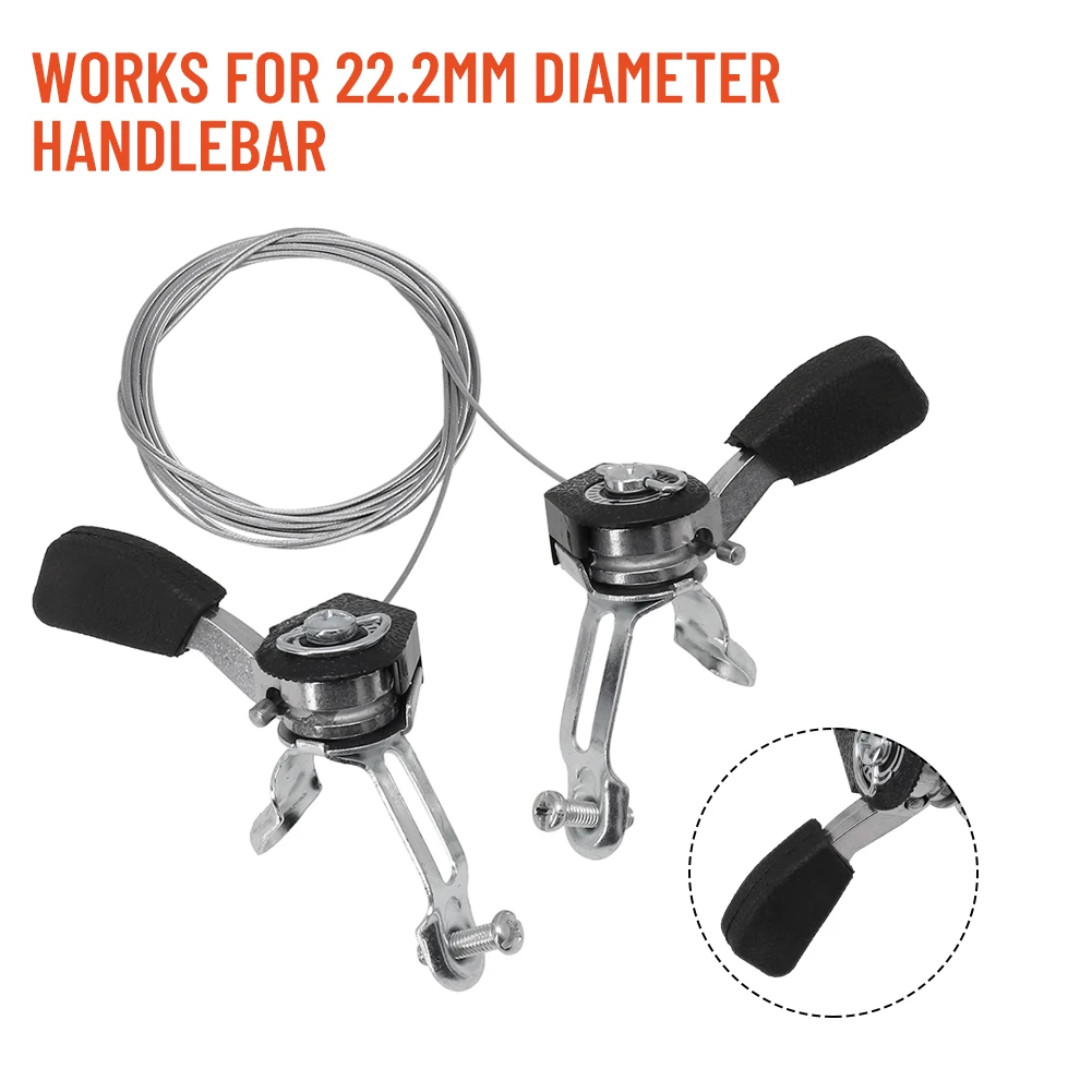 Hot Sale Useful Practical Bike Thumb Shifters Shifter Levers 1 Pair Bike 3x6/3x7 Aluminium Alloy Mountain Bike