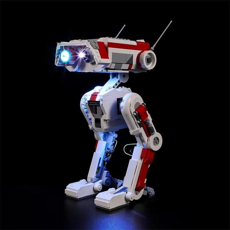 Kit de luz LED DIY para Robot LEGO 75335 BD-1, solo luz LED, sin modelo de bloques