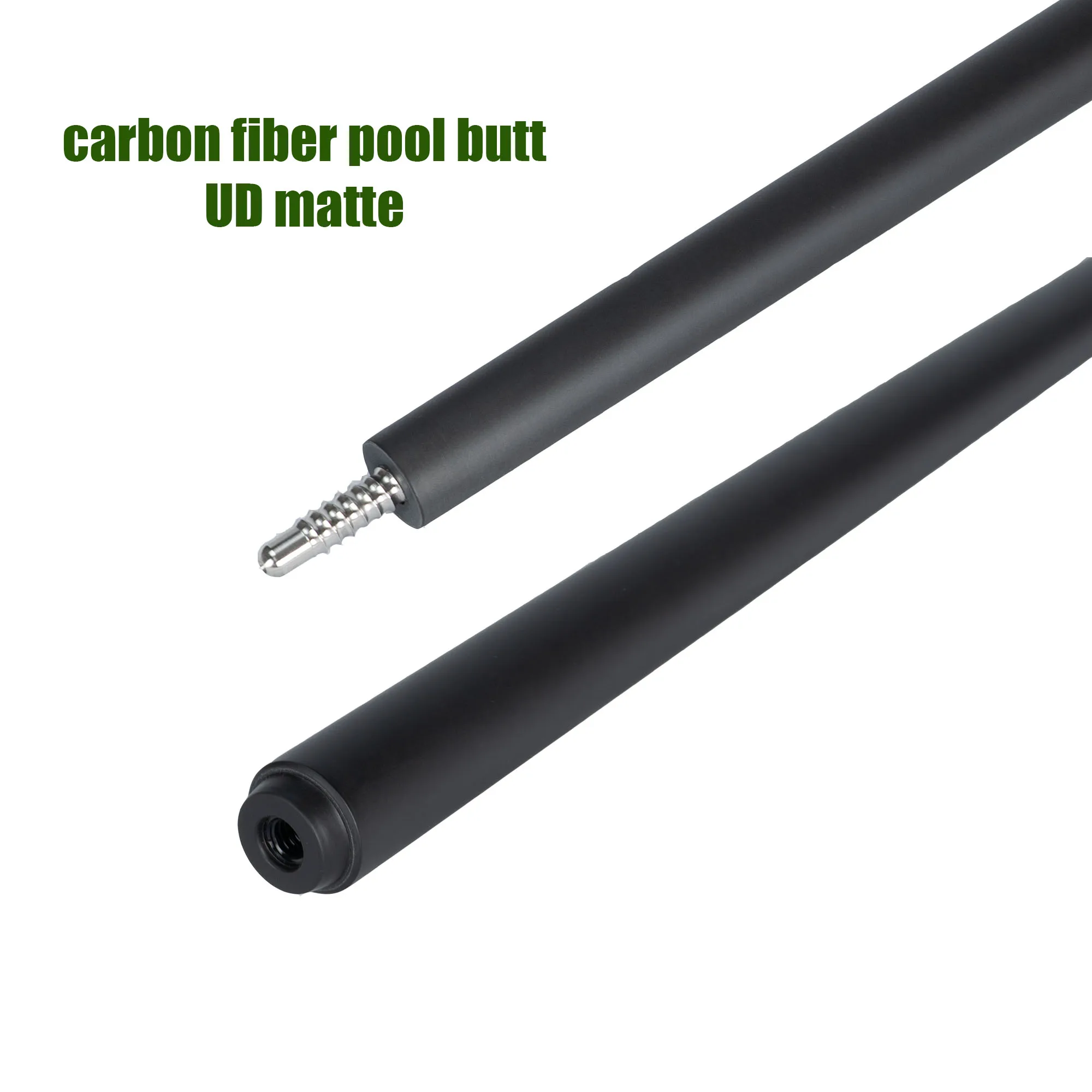 

Professional Billiard Cue Butt Pool Cue Rear Part UD Matte Carbon Fiber