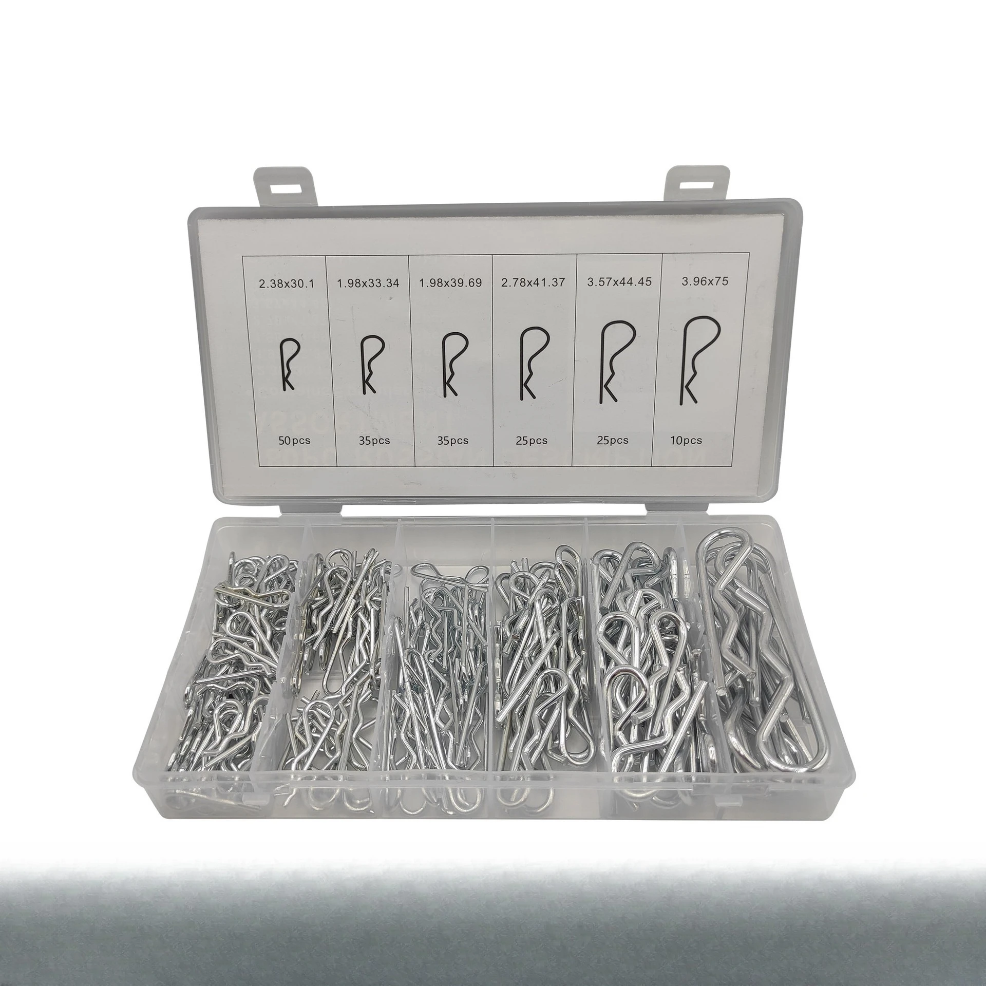 

Open mouth pin shaft R-type open mouth pin 180PC wave open mouth pin manufacturer direct supply fastener R-type