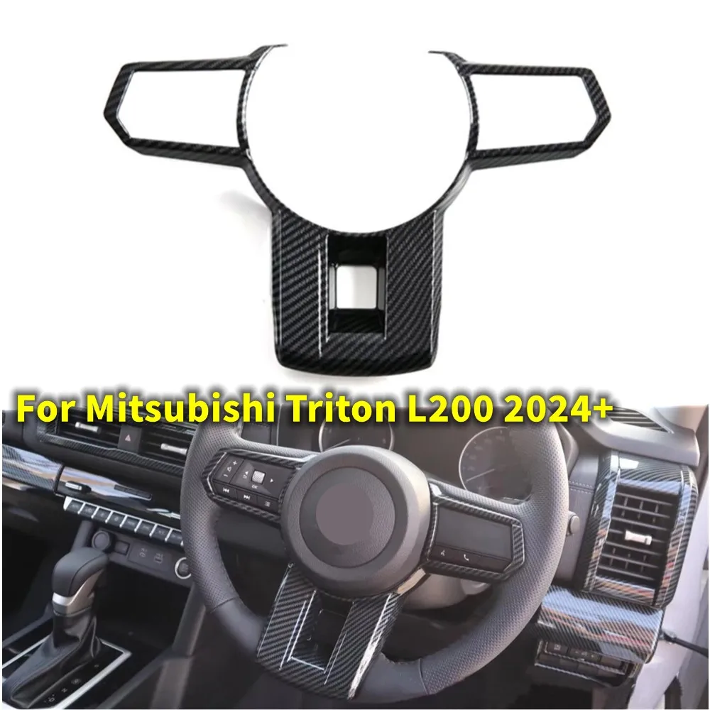 

Декоративная накладка на кнопки рулевого колеса для Mitsubishi Triton L200 2024+, рамка из АБС-пластика, наклейка, аксессуар для интерьера автомобиля