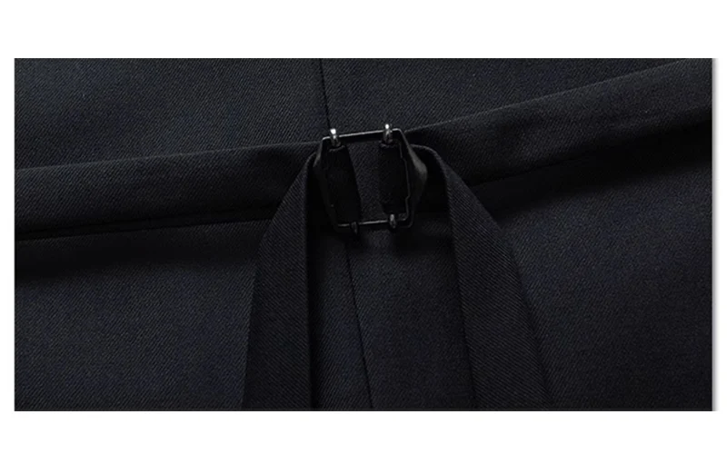M-7XL Spring/summer Man Suit Vest Sleeveless Vest with Adjustable Waist Single Breasted Solid Color Business Suit Vest Wedding