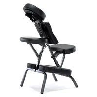 Furniture Foldable Black and White Massage Tattoo Chair Portable Aluminum Alloy Leather Red