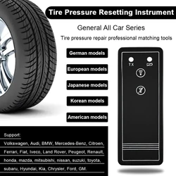 TPMS Relearn Tool ,TPMS Reset, Sensors Activation, Program for Model Before 2017 Tire Pressure Sensors Relearn Tool