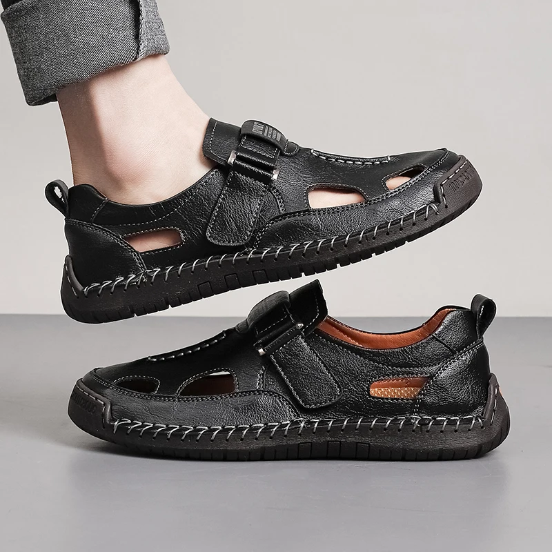 

Fashion Light Casual Sneakers Men's Beach Sandals 2026 Summer Gladiator Men's Sandals Outdoor Roman Sandals Breathable Men Shoes