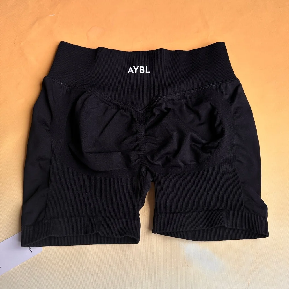 Marken-Nahtlose Yoga-Shorts — Po-formende Fitness-Shorts, Dehnbare Kompressions-Shorts für Damen, Feuchtigkeitsableitend – Detail 21