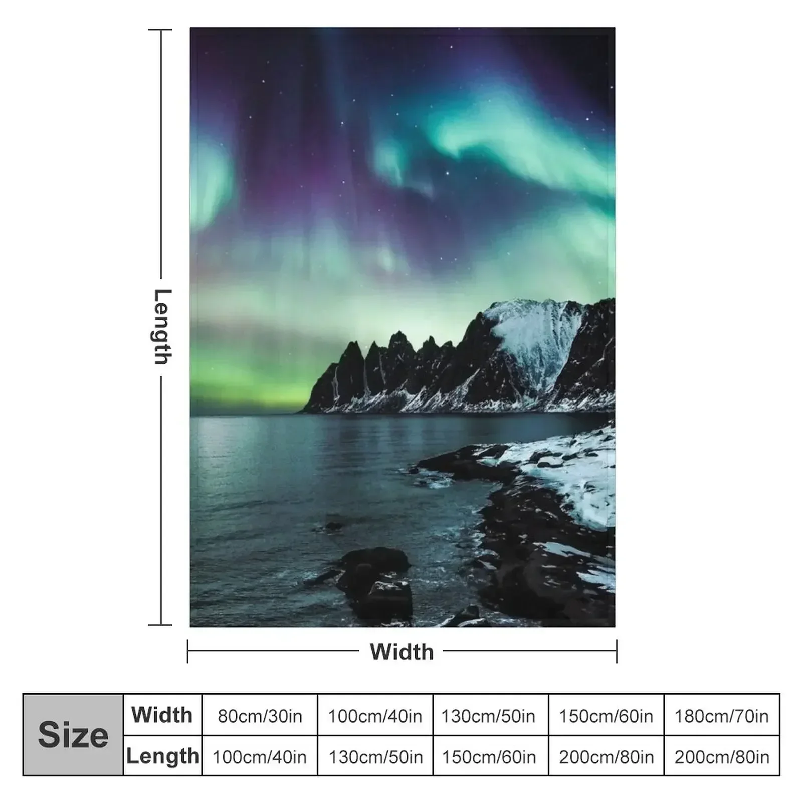 Northern Lights III Throw Blanket cosplay anime Summer Beddings Blankets For Bed Decorative Throw Blankets
