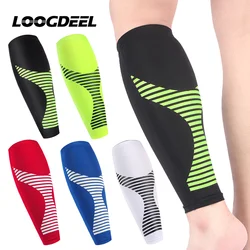 LOOGDEEL 1Pcs Sport Calf Guard Basketball Volleyball Compression Calf Sleeve Support Elastic Running Football Fitness Leg Warmer