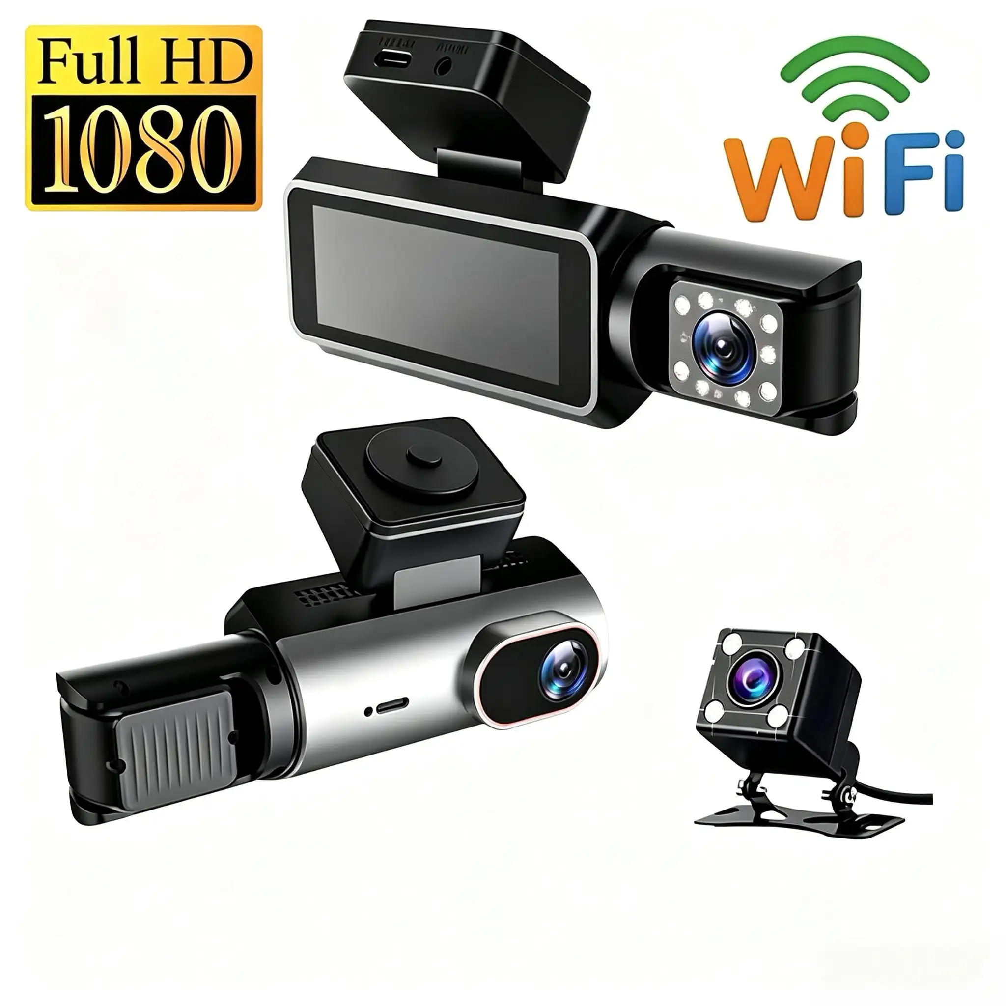 camera-embarquee-triple-1080p-de-316-pouces-vue-en-direct-avant-cabine-arriere-wifi-170°-°-grand-angle-vision-nocturne-capteur-g-enregistrement-en-boucle