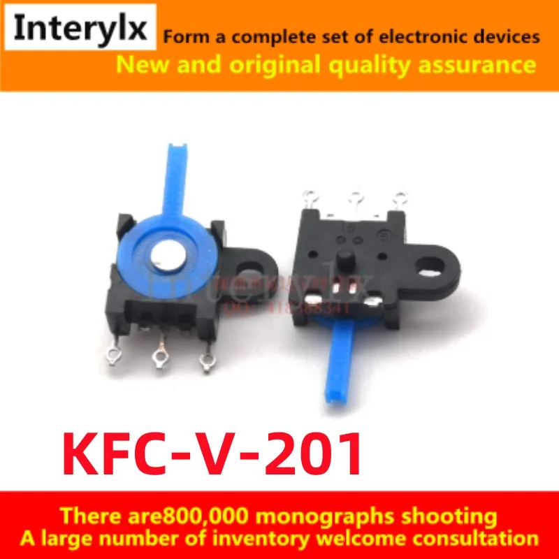 10-50Pcs/Lot Micro motion detection double reset light touch KFC-V-201 KFCV201 limit stop rocking switch double reset