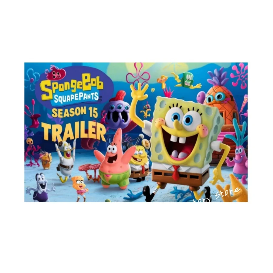 Puzzles Spongebob Schwammkopf Figuren Sammlung Holzpuzzle 108/200/300/500/1000 Teile für Erwachsene Kinder Spielzeug Spiel