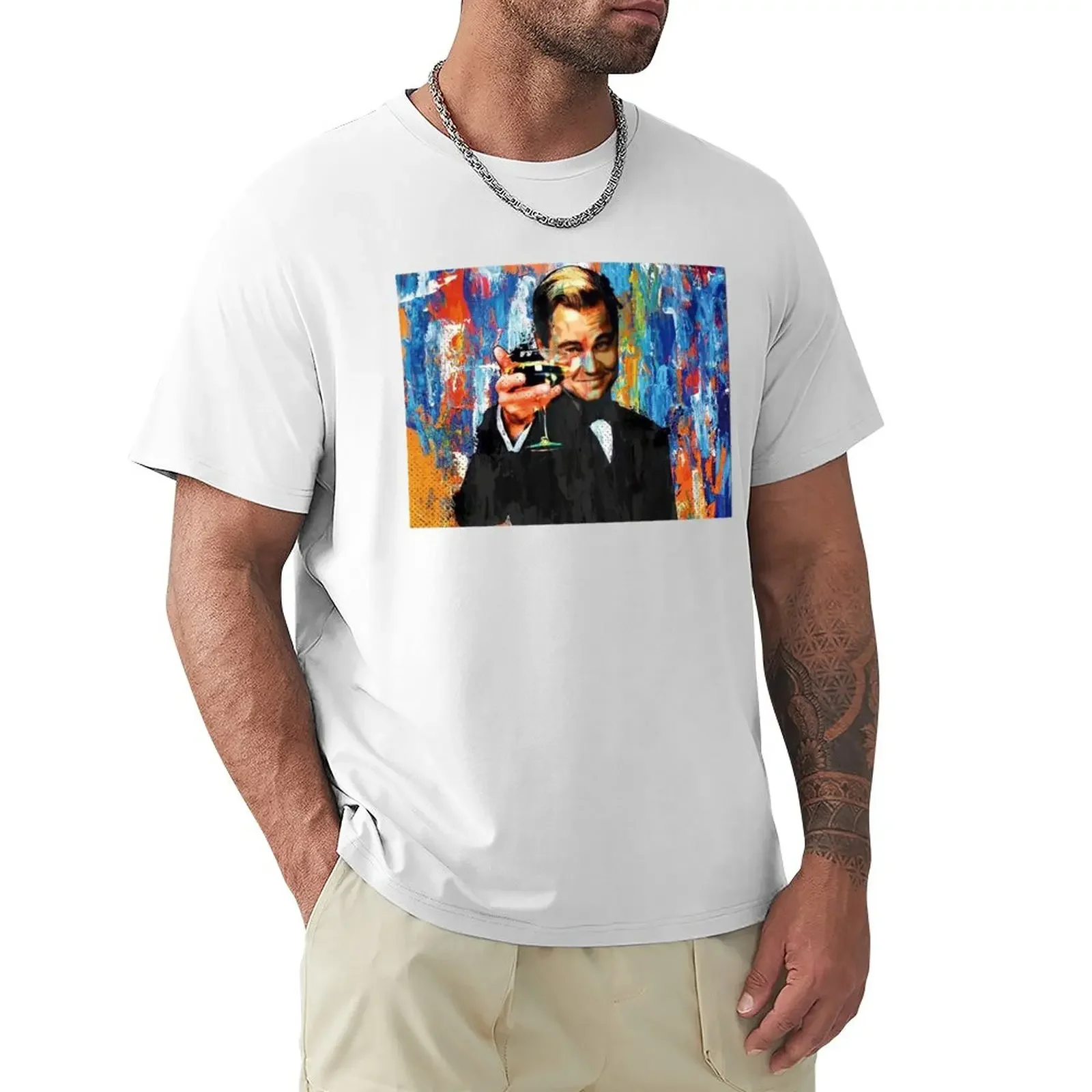 Leonardo Dicaprio | The Great Gatsby T-Shirt vintage plus sizes men clothes aesthetic clothes Aesthetic clothing Men's t-shirt