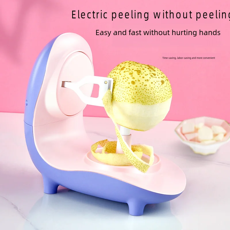 Electric Potato Peeler Automatic Rotating Fruits Vegetables Cutter Steel Electric Peeler For Fruit Rechargeable Vegetables