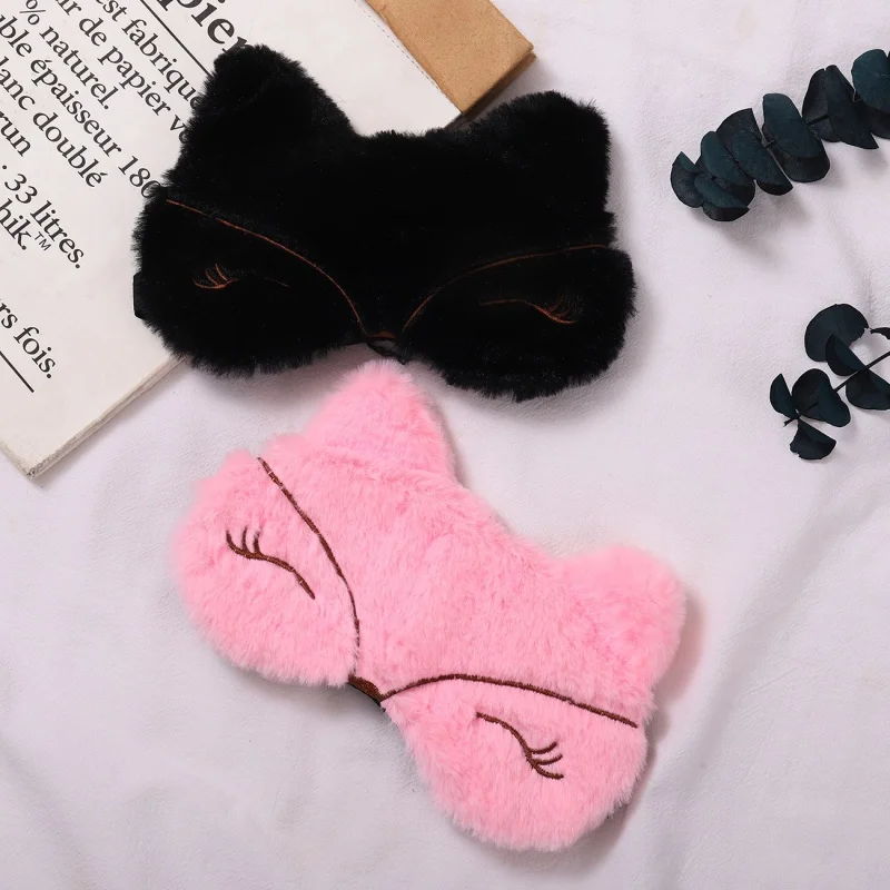 Exotic Intimate Accessories Plush Fox Blindfold Bondage Equipment Sexy Couple Games Soft Eye Mask Face Mask Women Adult Supplies