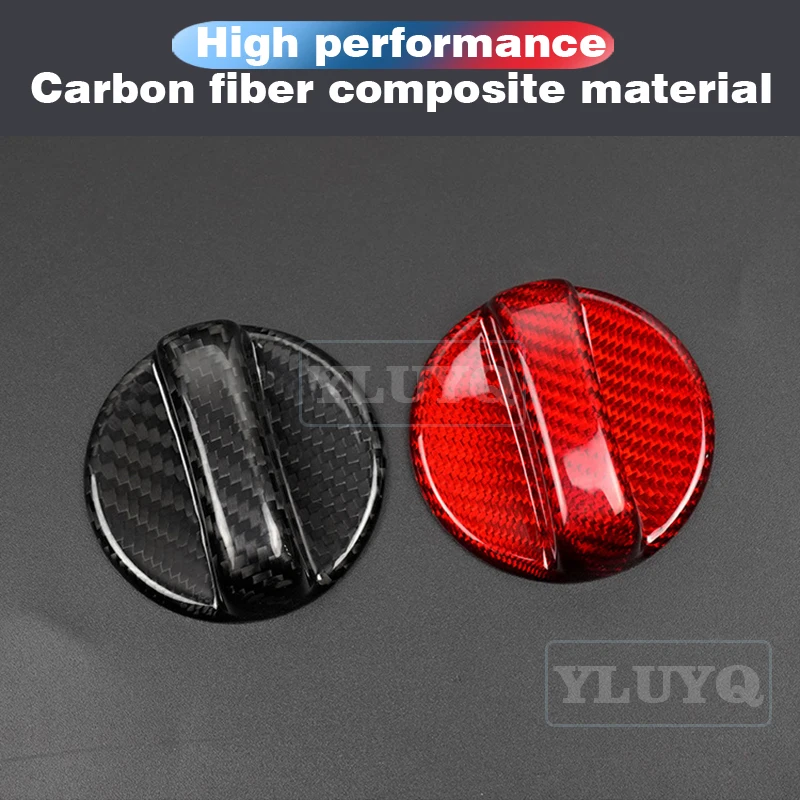 

For Toyota 86 BRZ/WRX Real Hard Carbon Fiber Exterior True Carbon Fiber Inner Fuel Tank Knob Cover Decorati Accessories Stickers
