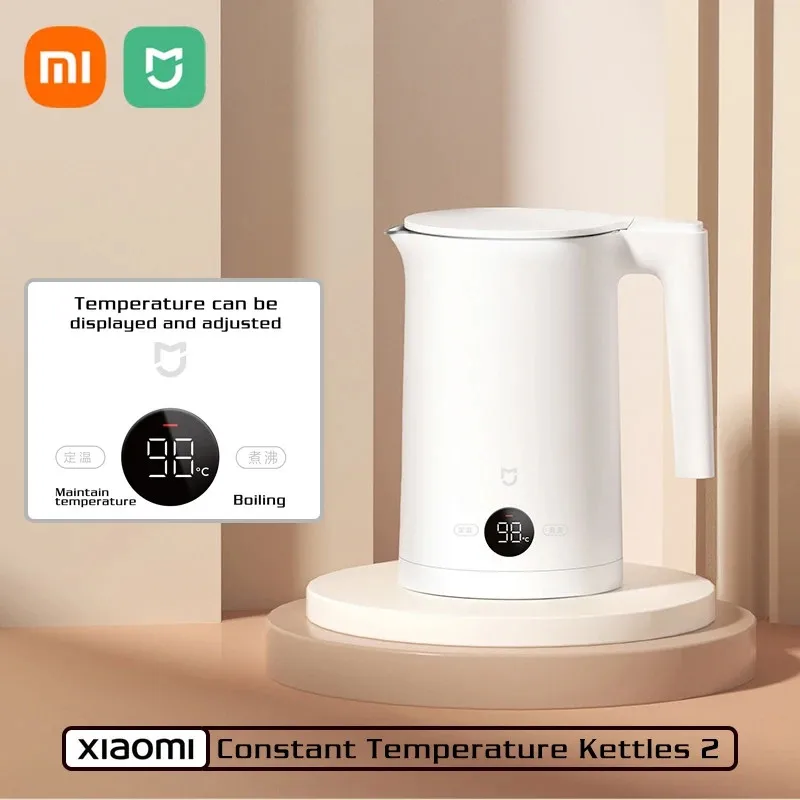 XIAOMI MIJIA Electric Kettle 2 Constant Temperature LED Temperature Display 1800W Temperature Regulation 12H Heat Preservation