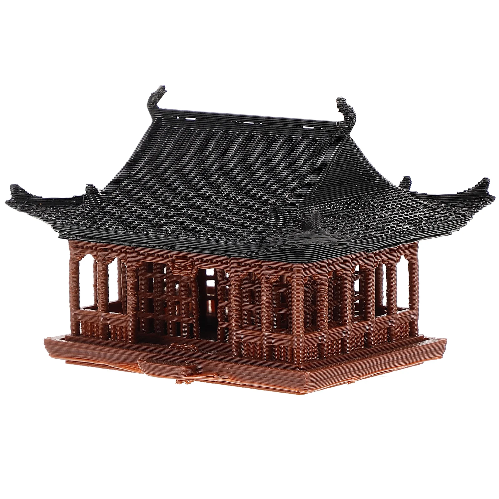 Pavilion Decorations Fish Shelter Miniature Pagoda Statues Zen Garden Accessories