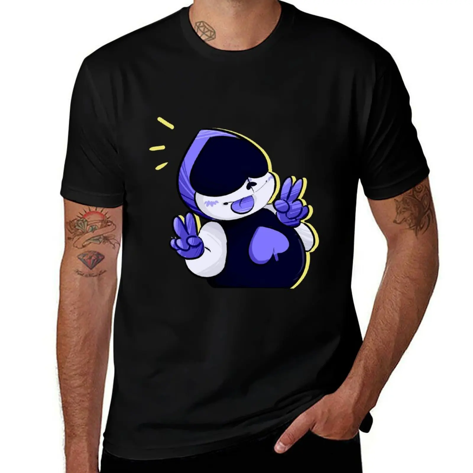 Lancer Deltarune T-Shirt Plus Size Basic Cotton T-Shirt