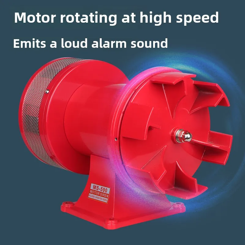 Super Decibel MS590/690/790 School Factory Mine Port Loud Sound Alarm Horn for Home Security System TCP Network