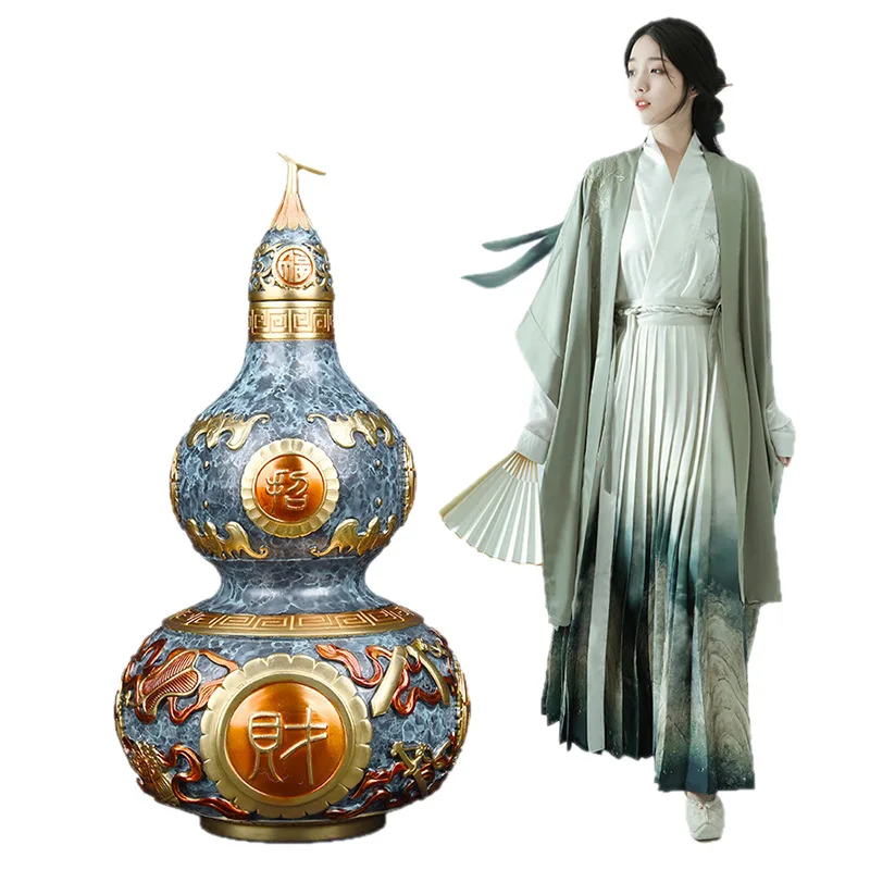 Ornament Chinese style living room entrance wine cabinet decoration office housewarming gift