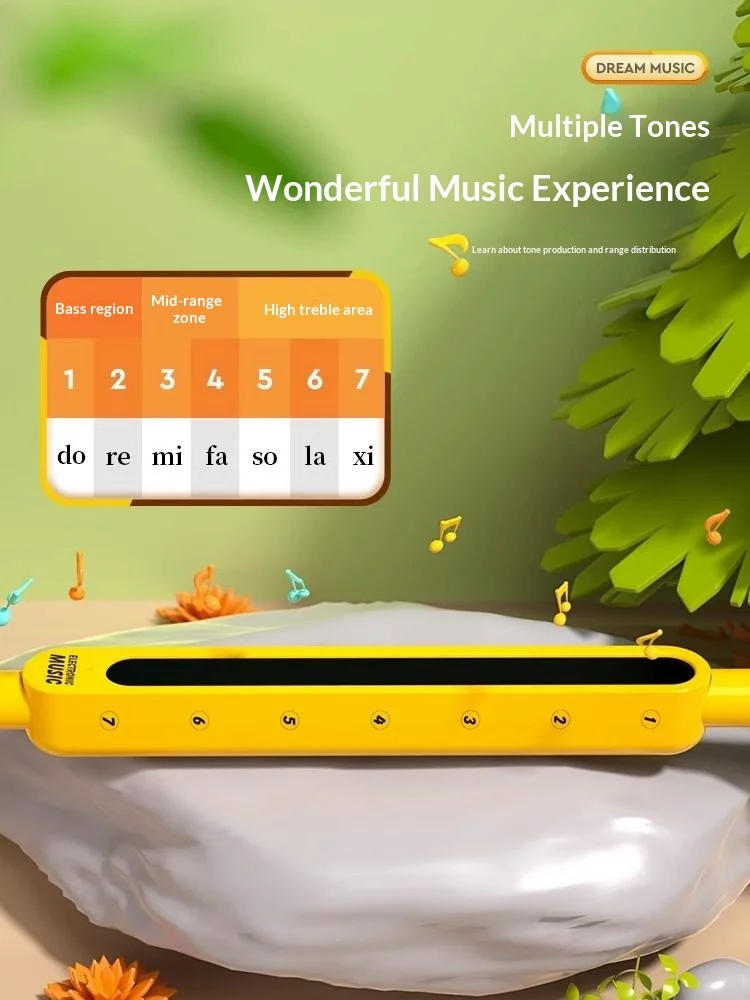 Elektronisch Erhu muzikaal speelgoed voor kinderen, schattig ontwerp, creatief grappig instrument, elektrische gitaarstijl, muziek speelspeelgoed voor jongens, meisjes